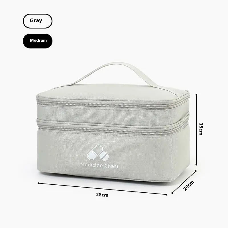 Double Layer First Aid Kit Bag – Oxford Cloth Travel Organizer