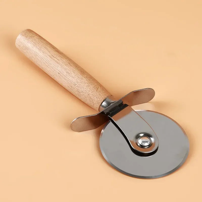 Oven Pizza Accessories Cutting Wheel Baking Supplies Stainless Steel Pizza Cutter Pastry and Pastry Accessories Slicer Shovel Peaceful Pleasures Health and Wellness 1pc pizza cutter