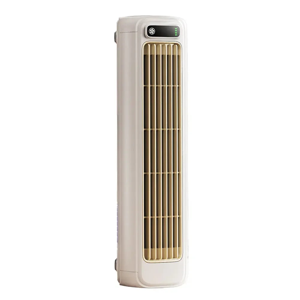 Portable USB Tower Fan – 3 Speeds, Quiet & Leafless Design Peaceful Pleasures Health and Wellness charging model United States