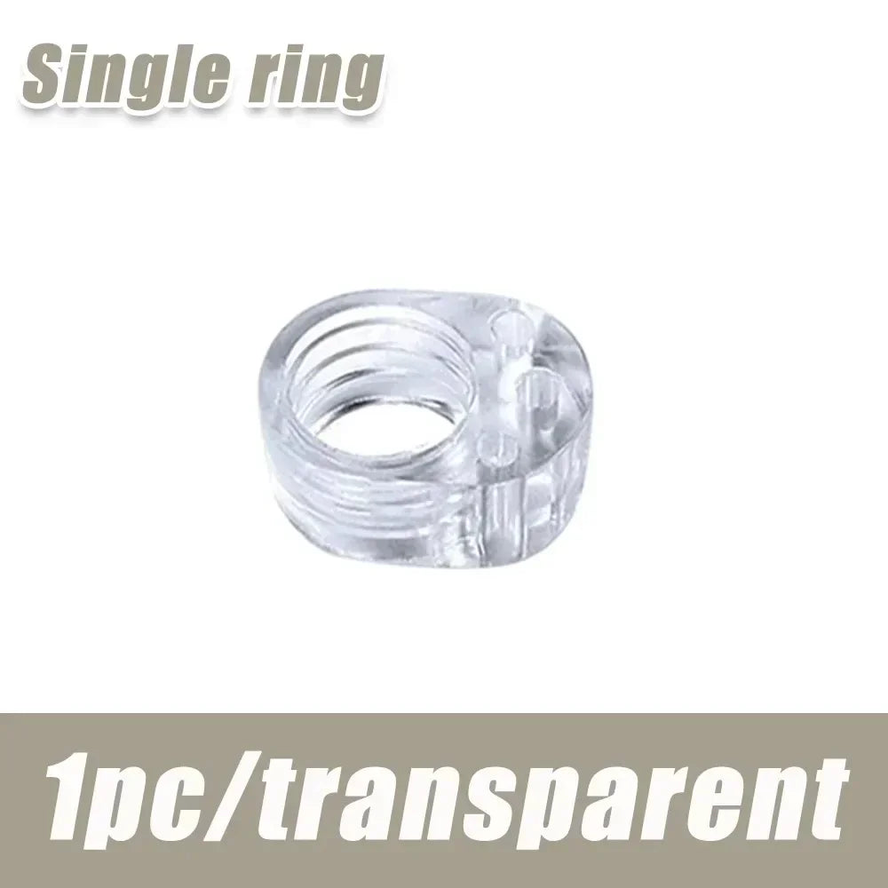Transparent Silicone Door Stop Wall Protector – Baby Safety Silicone Door Stopper Peaceful Pleasures Health and Wellness 1pc-Single ring