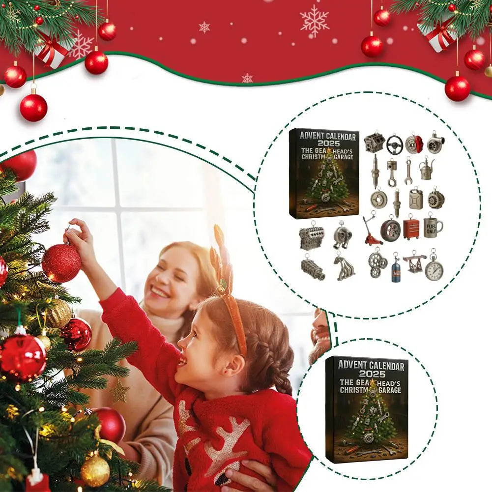 Garage Advent Calendar – 24 Automotive Tools Christmas Gift Set