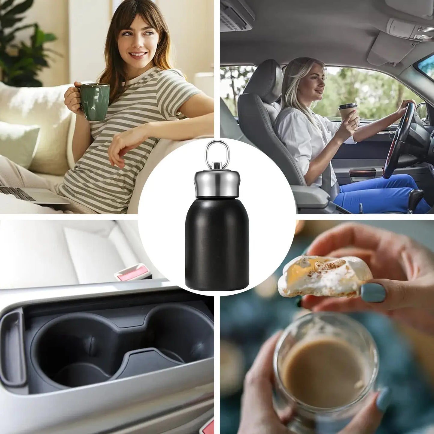 300ml Mini Vacuum Insulated Stainless Steel Water Bottle
