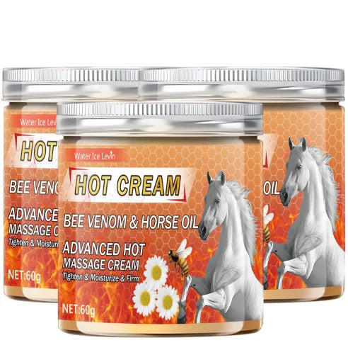 Bee Venom & Horse Oil Hot Cream – Warming & Firming Body Cream
