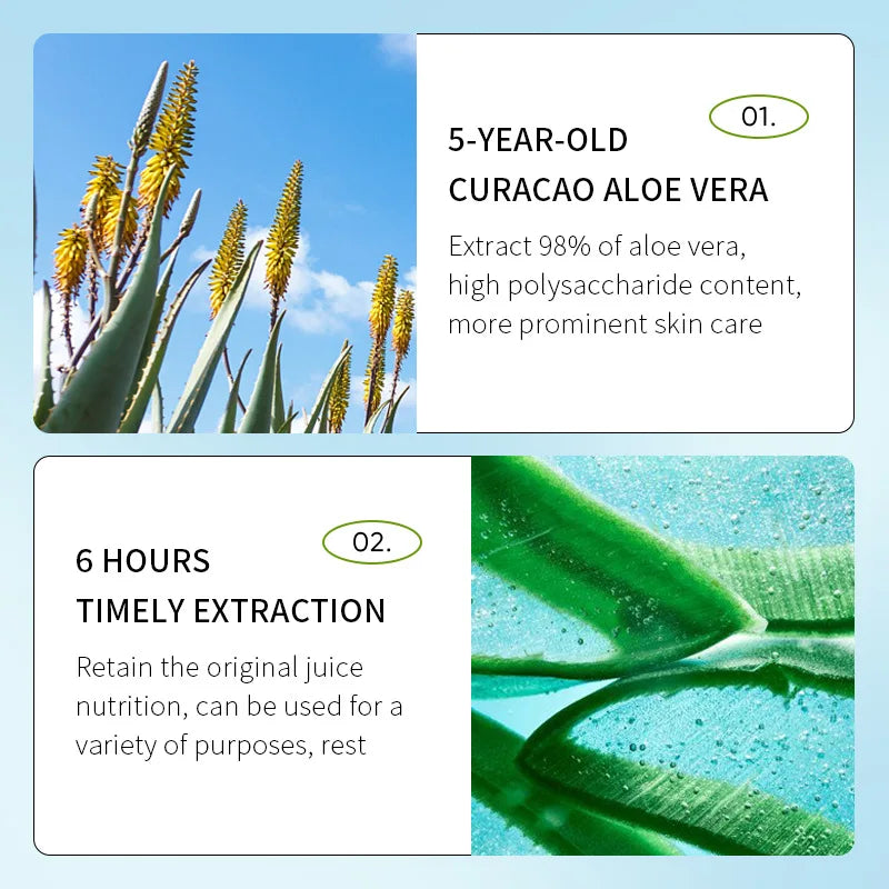 SADOER Aloe Vera Exfoliating Facial Cleanser | Gentle Face Scrub