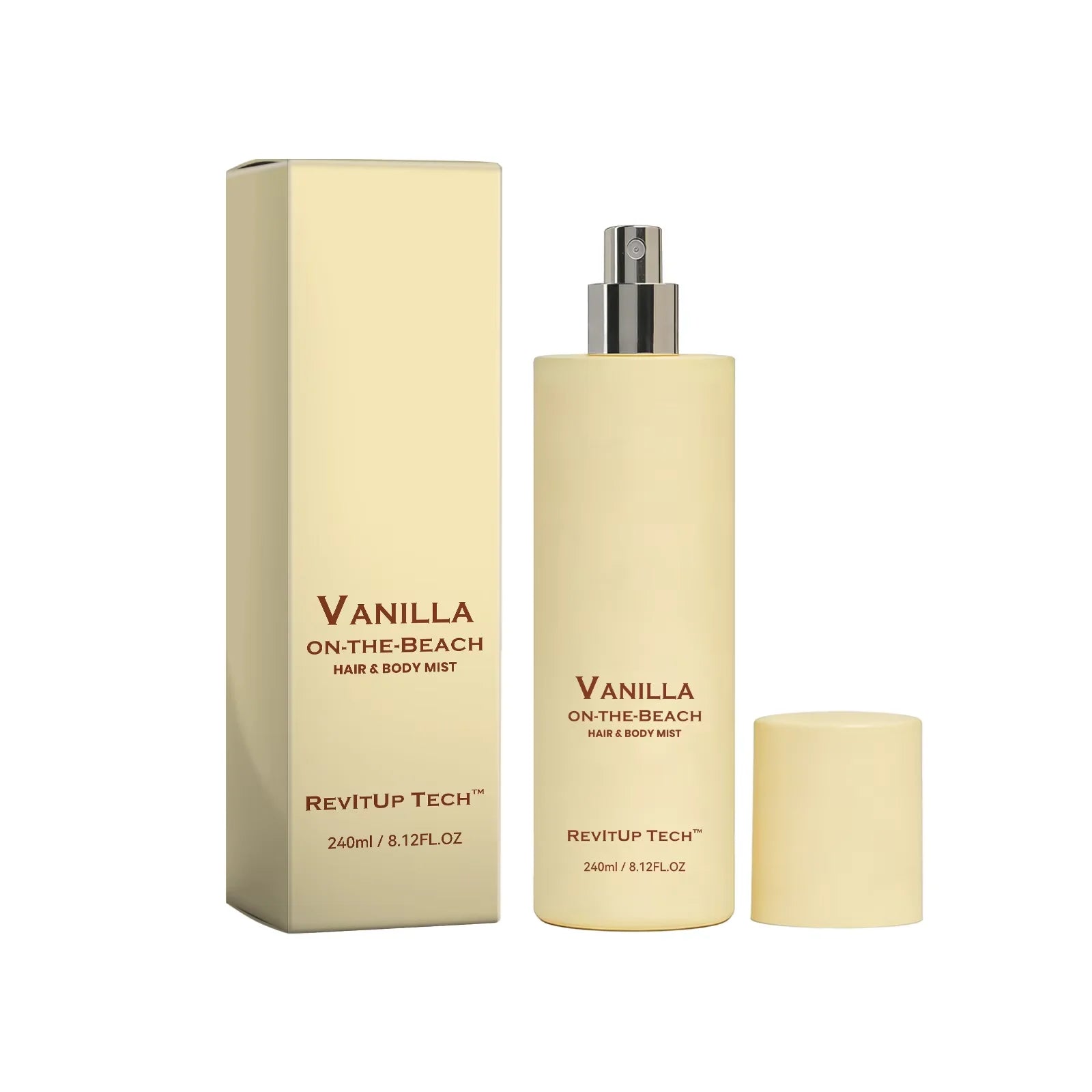 Luxury Honey On-The-Beach Body Mist Sweat Removal Lasting Fragrance Enhance Attractiveness Lasting Freshing Charming Body Spray Peaceful Pleasures Health and Wellness 240ml boxed