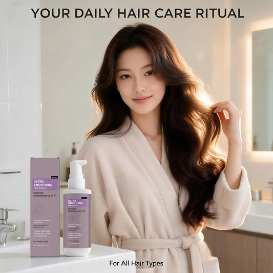 37% Smoothing Hair Serum for Dry & Frizzy Hair Anti-Frizz & Cuticle Repair Serum Prevent Hair Loss Reduce Breakage Hair Care Peaceful Pleasures Health and Wellness