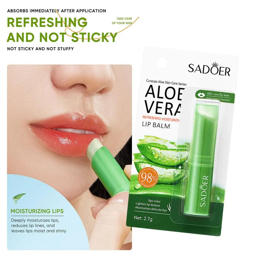 Aloe Vera Vitamin Lip Balm – Moisturizing & Protective 2.7g