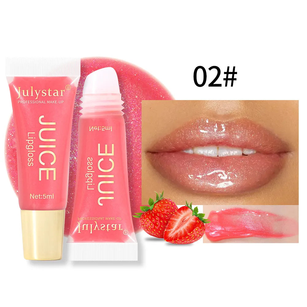 Julystar Nude Plumping Lip Gloss & Fruit Lip Oil – 5ML