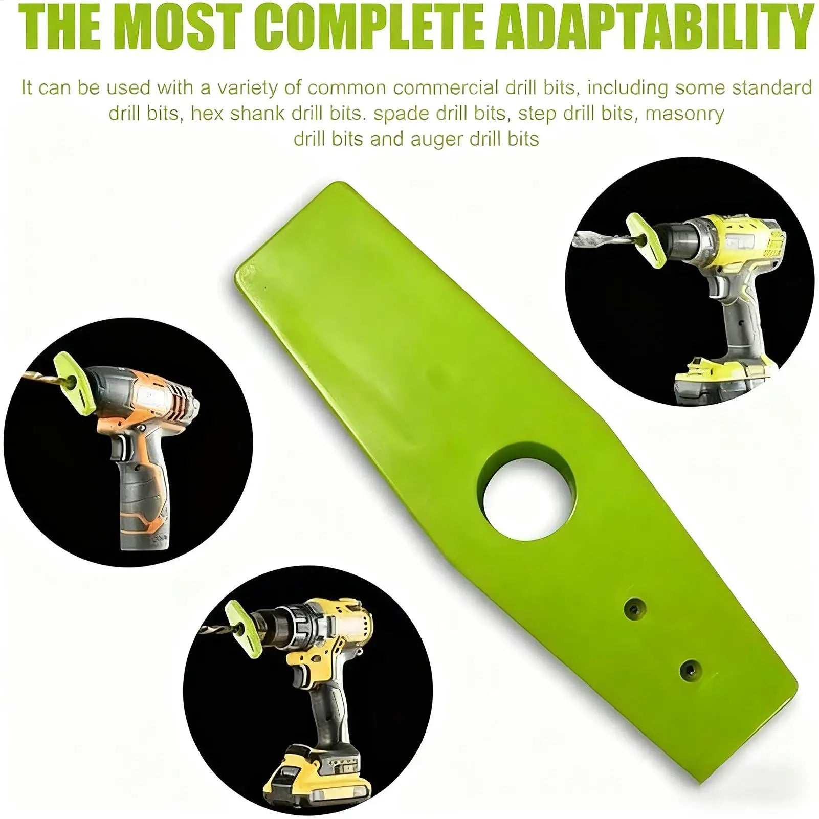 Portable Drill Hole Positioning Tool No Blocking Viewing Drill Bit Hole Precise Hole Alignment Gauge For Home Furniture Assembly Peaceful Pleasures Health and Wellness