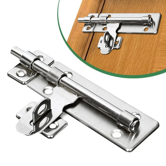 4-Inch Stainless Steel Barrel Bolt Latch & Padlock Clasp Set Door Bolt Latch Oasis Select Default Title