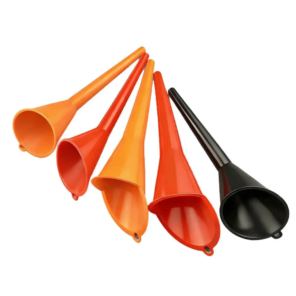 Car Long Stem Funnel Gasoline Oil Fuel Filling Tools Anti-splash Plastic Oil Funnel Motorcycle Refueling Tools Auto Accessories Peaceful Pleasures Health and Wellness