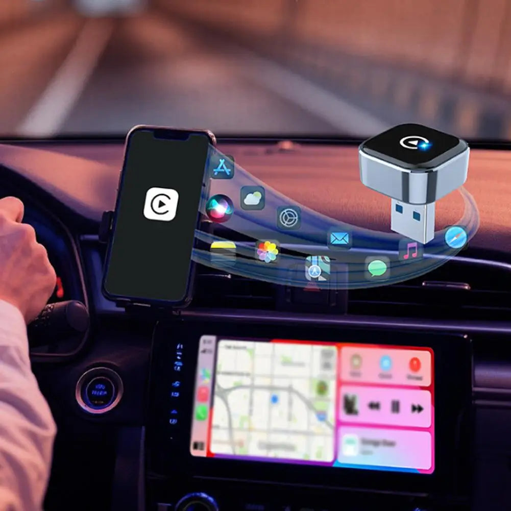 2026 Wireless CarPlay & Android Auto Adapter – Plug & Play