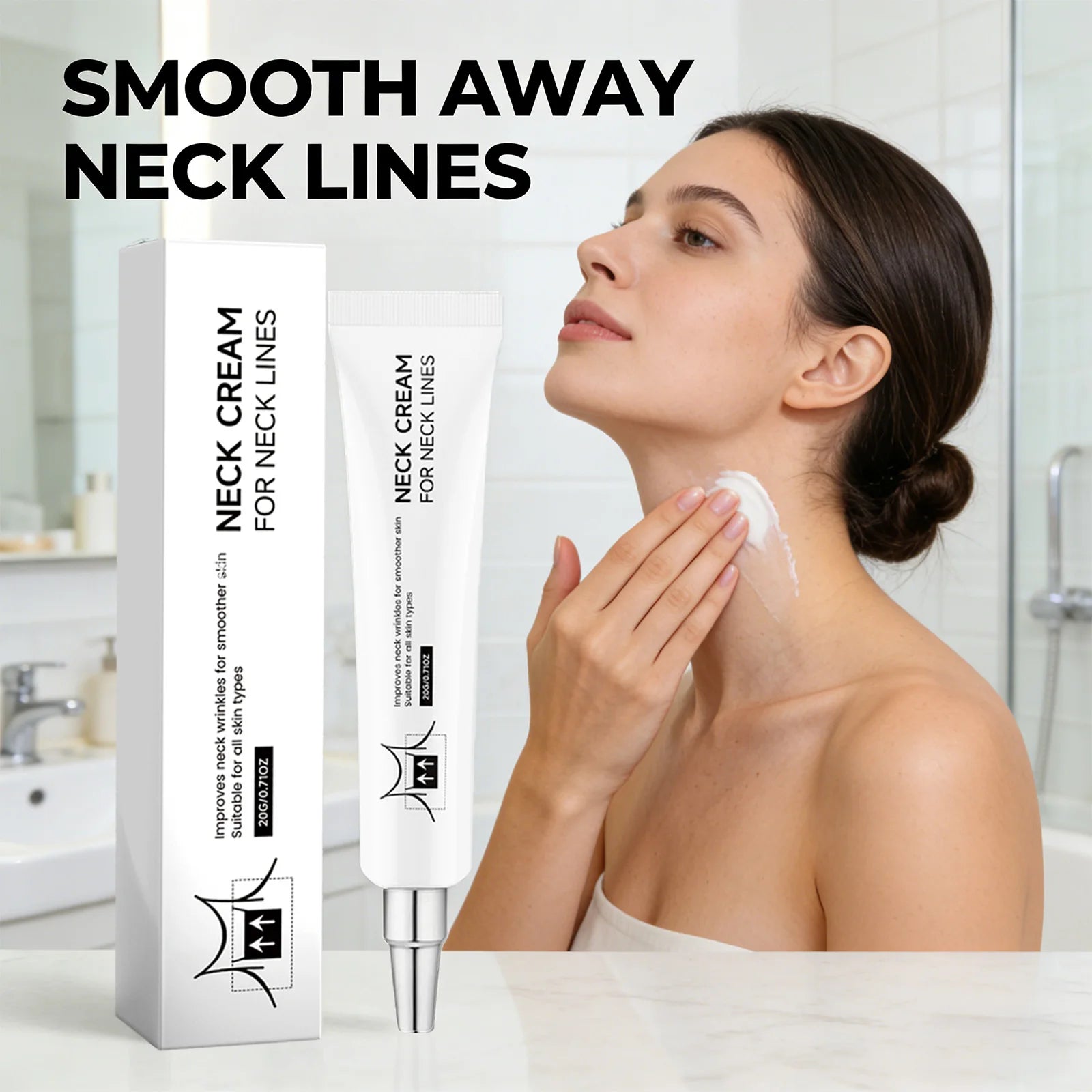 Neck Firming & Lifting Cream – Anti-Wrinkle Moisturizer 20g Neck Firming Cream Peaceful Pleasures Health and Wellness