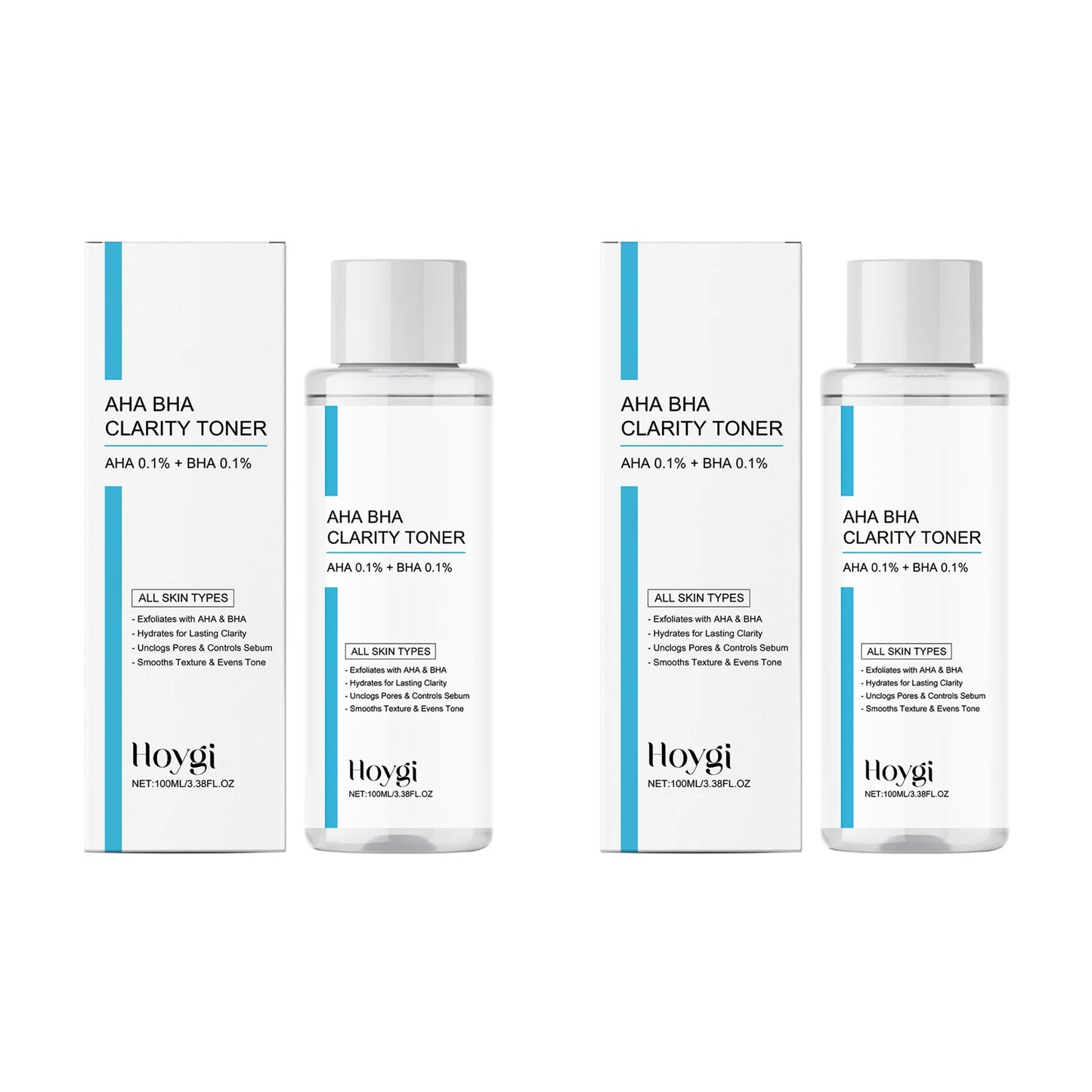 AHA BHA Exfoliating Toner – Pore Refining & Oil Control Peaceful Pleasures Health and Wellness 2 x 100ml Boxed