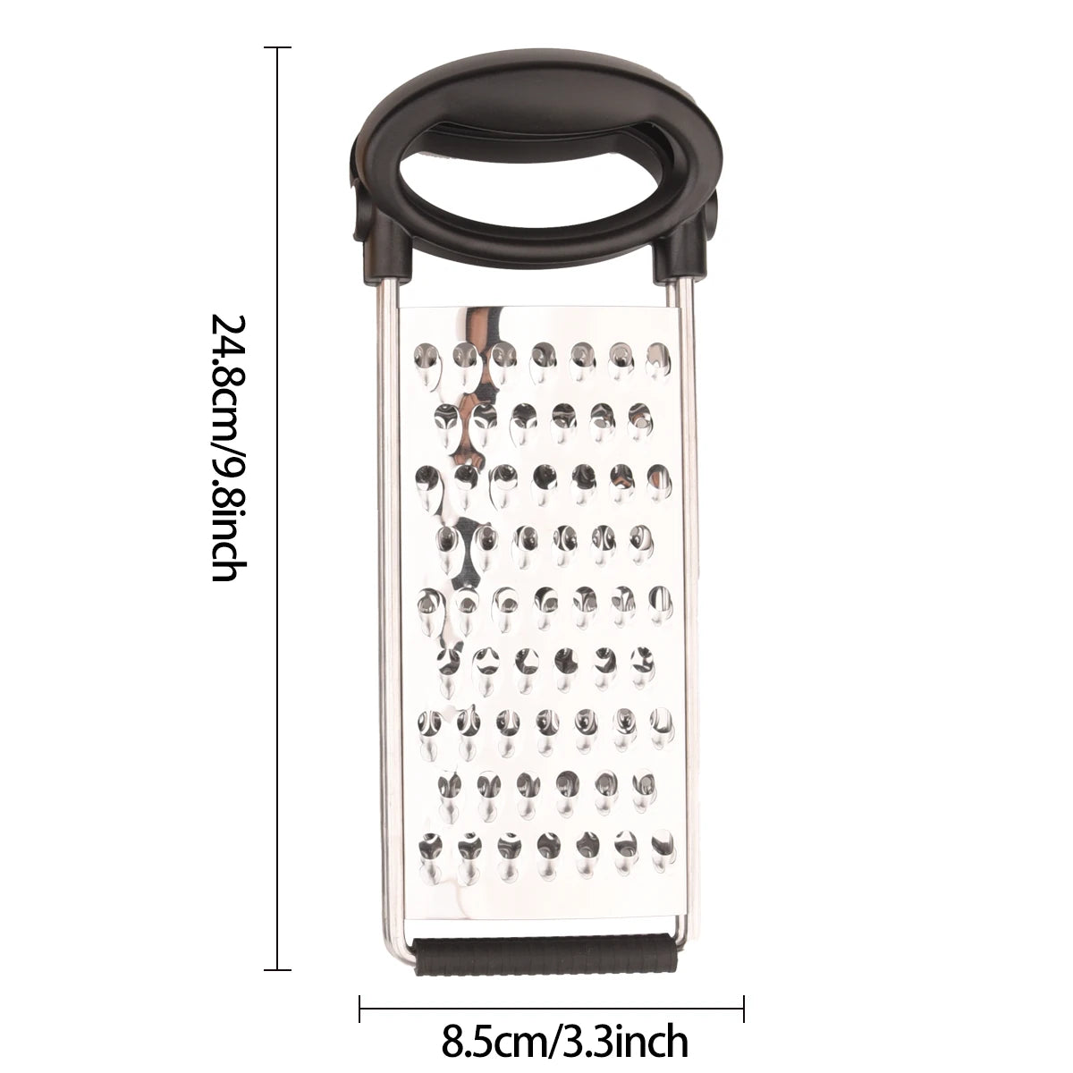 2-in-1 Stainless Steel Box Grater & Vegetable Shredder