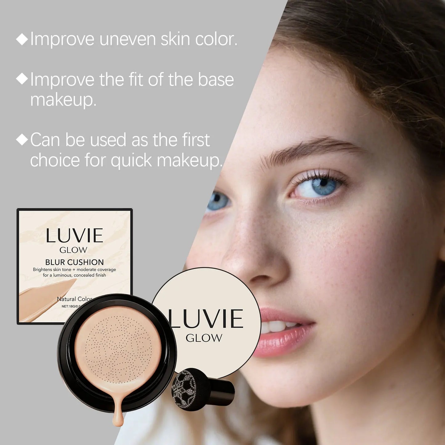 Mushroom Head Air Cushion CC Cream – Waterproof & Oil Control