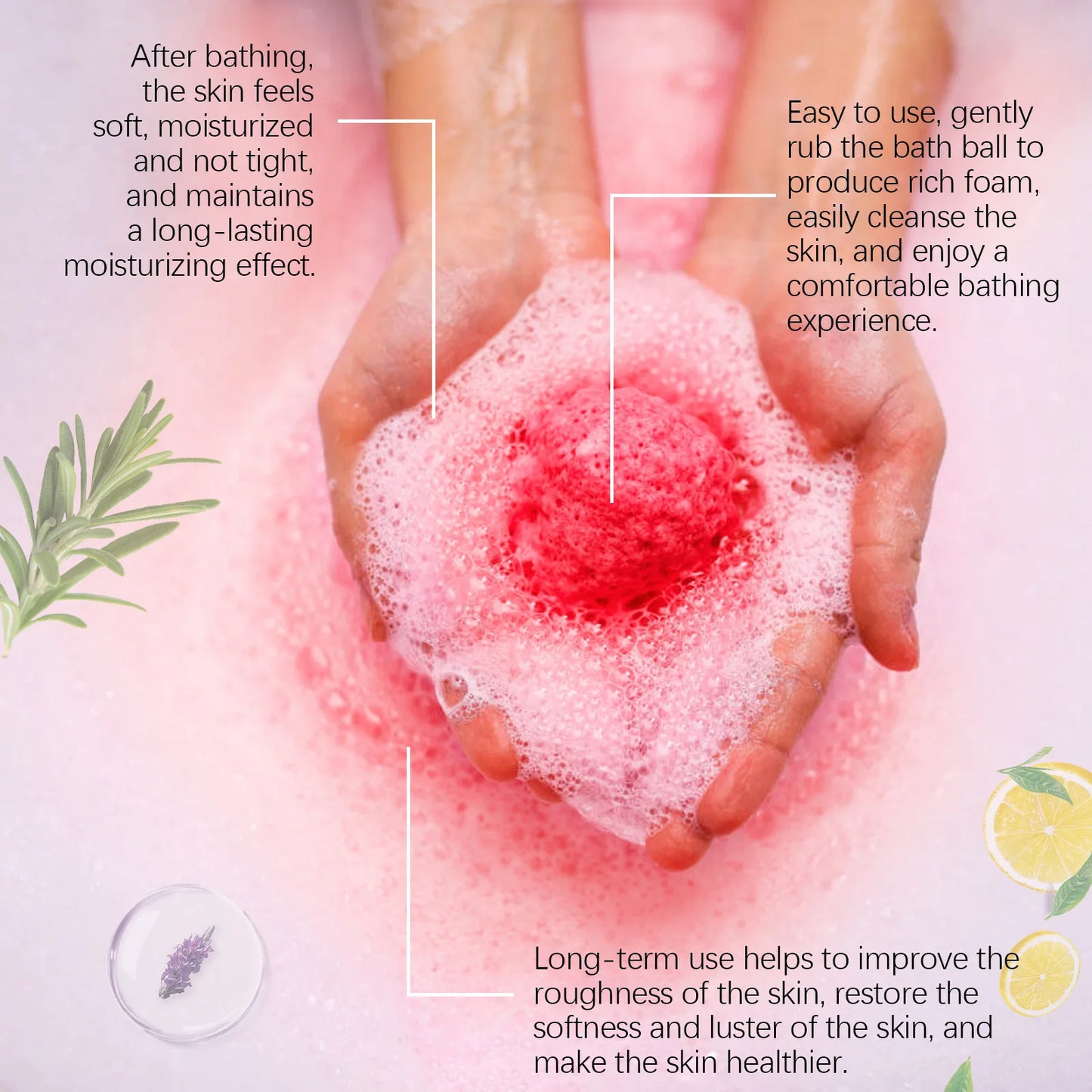 OceAura Bath Bombs Gift Set | Spa Essential Oil Bath Salt Balls
