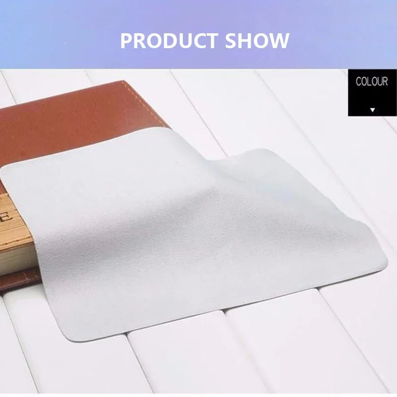 10pcs/lots High Quality Chamois Glasses Cleaner Microfiber Cleaning Cloth For Lens Phone Screen Cleaning Wipes Peaceful Pleasures Health and Wellness