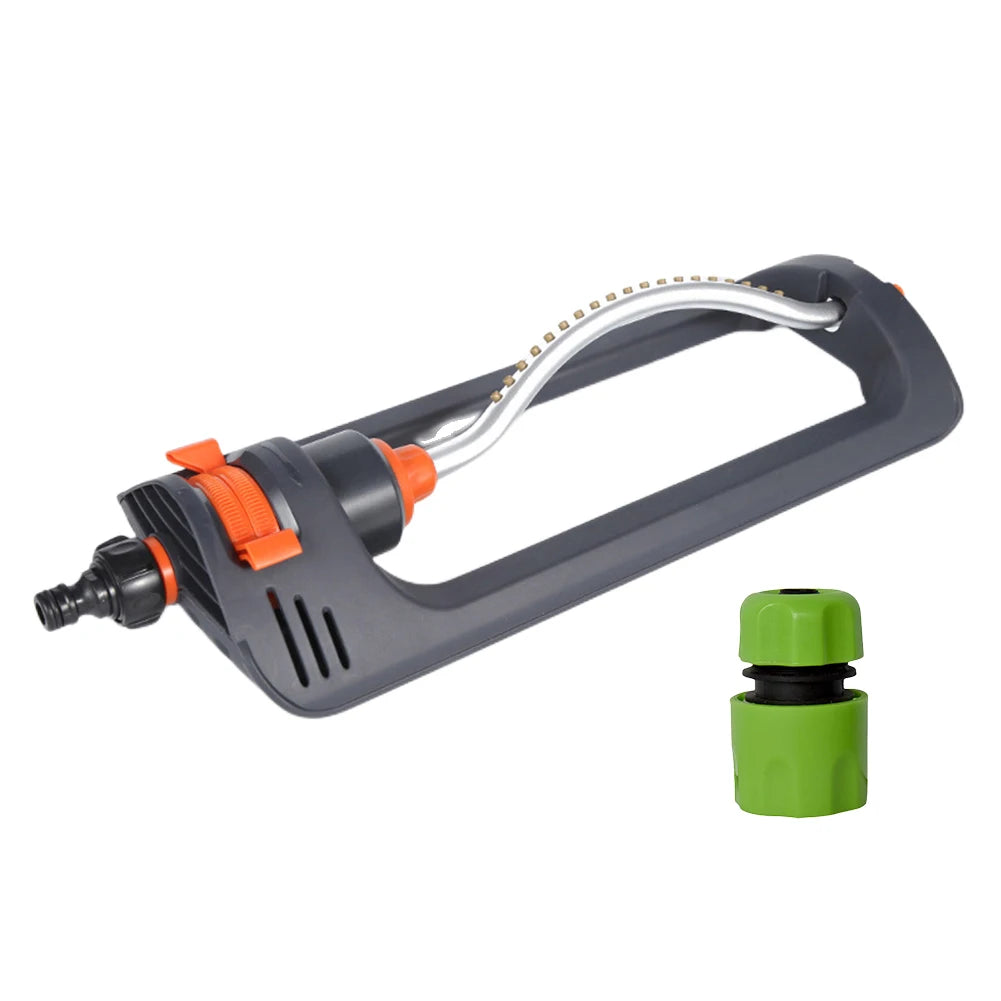 Aluminum Oscillating Lawn Sprinkler – 19-Hole 1/2in Connector Peaceful Pleasures Health and Wellness Green spain