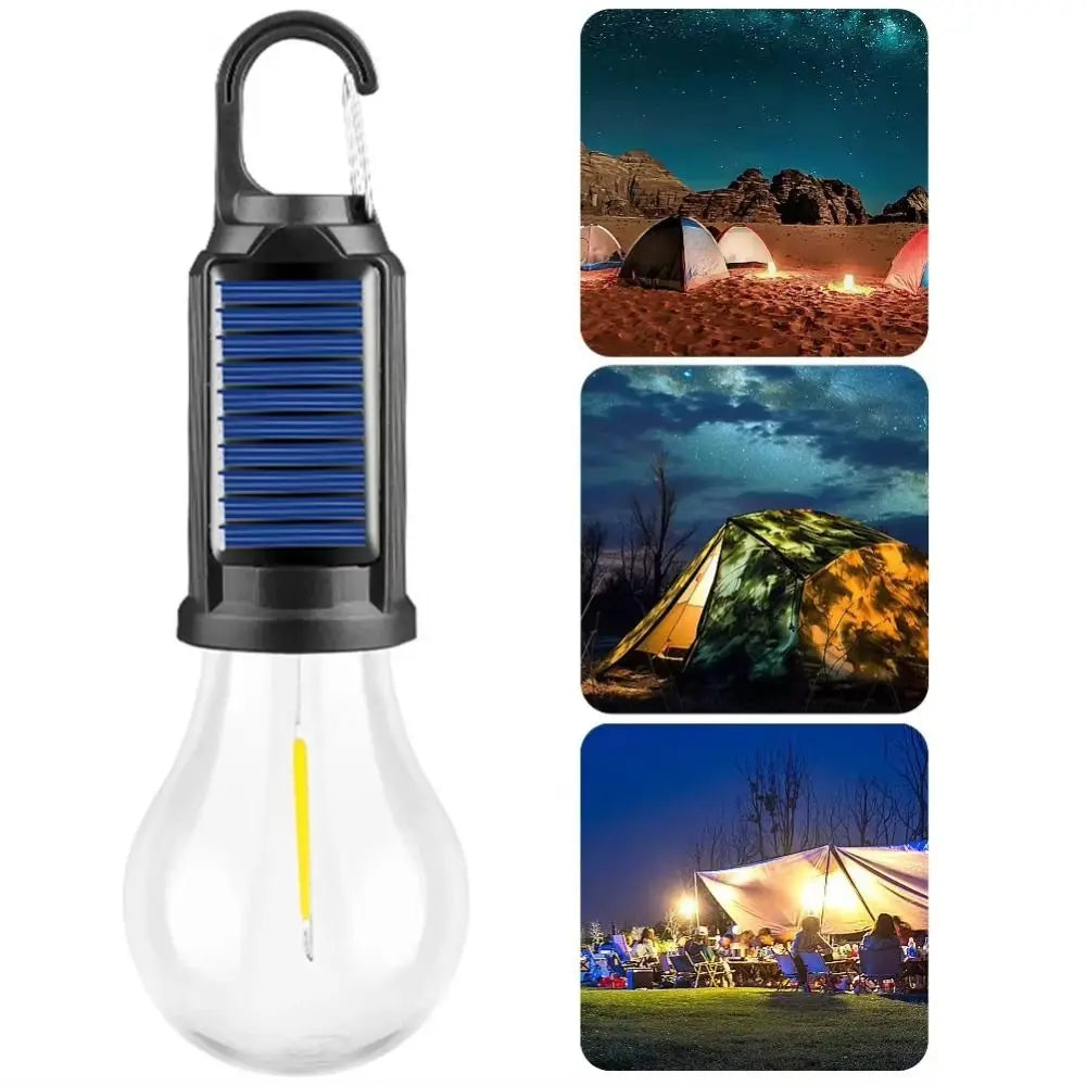 4-Mode Solar LED Camping Lantern | Waterproof Rechargeable