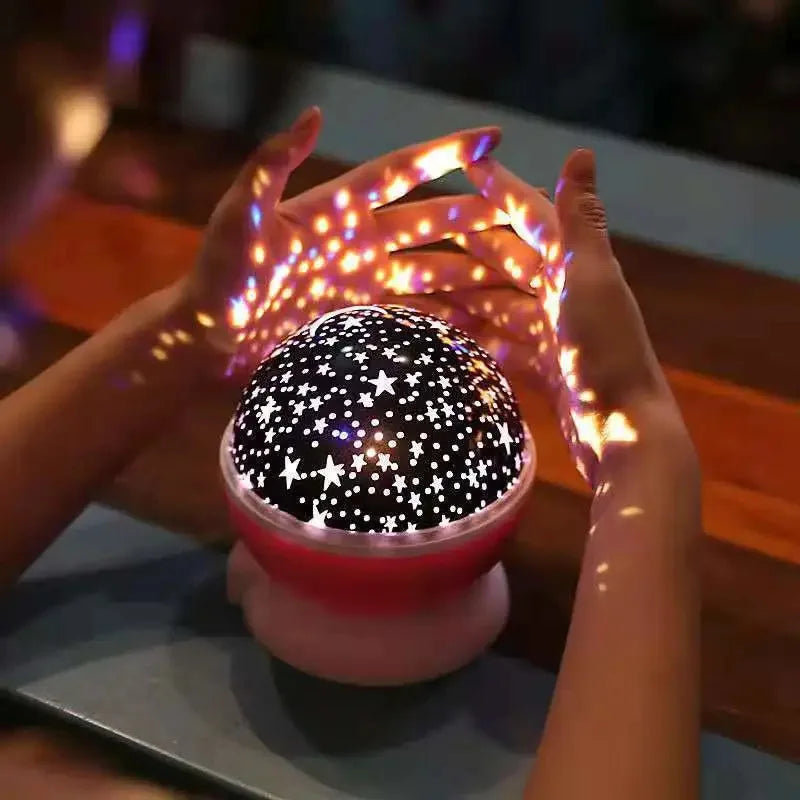 Night Lamp Projector Starry Sky Night Light Projector Baby Lamp Decor Rotating Starry Nursery Moon Galaxy Projector Table Light Peaceful Pleasures Health and Wellness