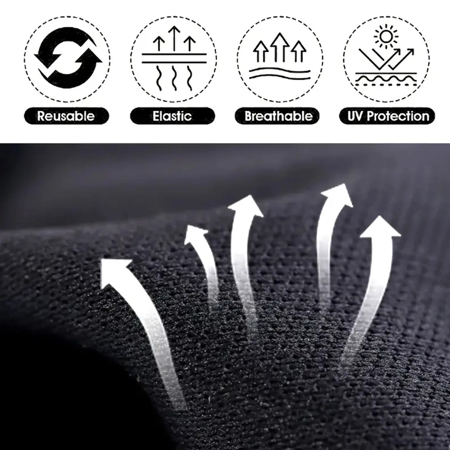 Anti UV Gloves Gel Professional Protection Gloves For ManicuresProtect Hands Nail Art Stretchy Fingerless Glove For Home Outdoor Peaceful Pleasures Health and Wellness