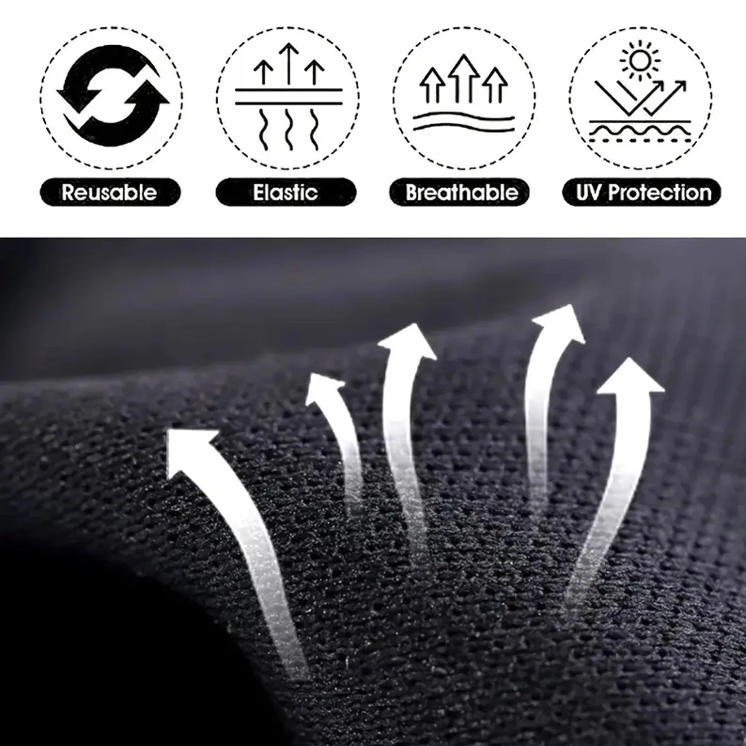 Anti UV Gloves Gel Professional Protection Gloves For ManicuresProtect Hands Nail Art Stretchy Fingerless Glove For Home Outdoor Peaceful Pleasures Health and Wellness