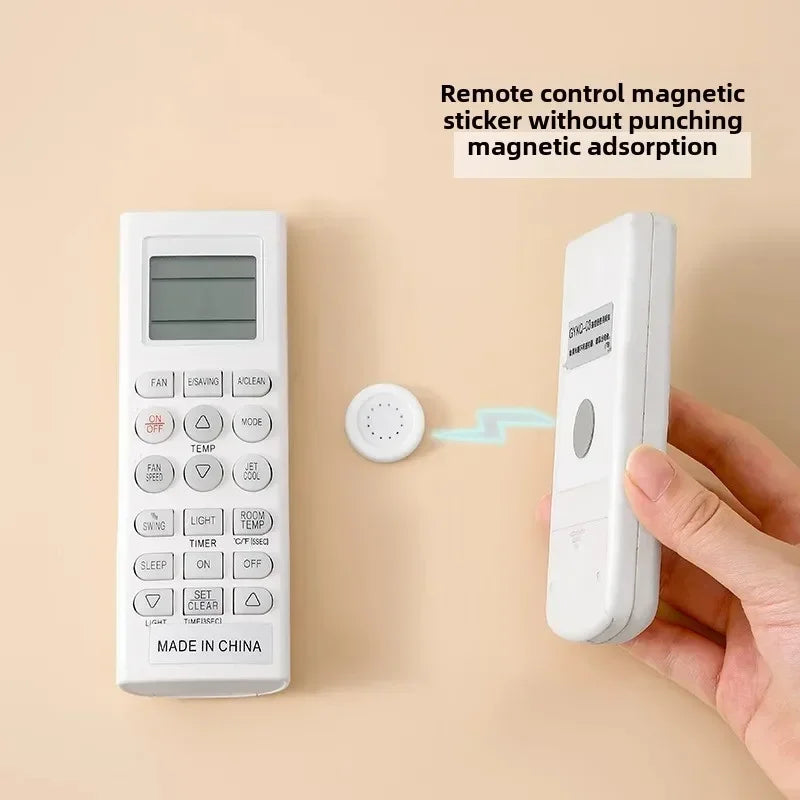 Magnetic Remote Holder & Storage Hook Set – 12 Pcs