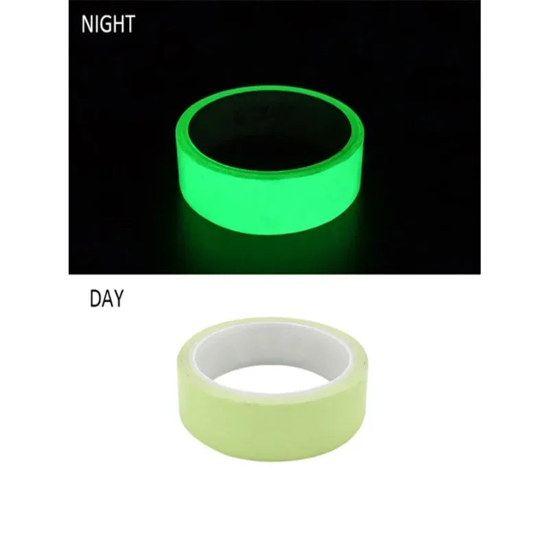Glow-in-the-Dark Fluorescent Safety Tape – Stairs & Stage