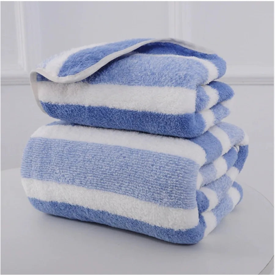 Soft Absorbent Couple Bath Towels | Large Wrapping Towel Set