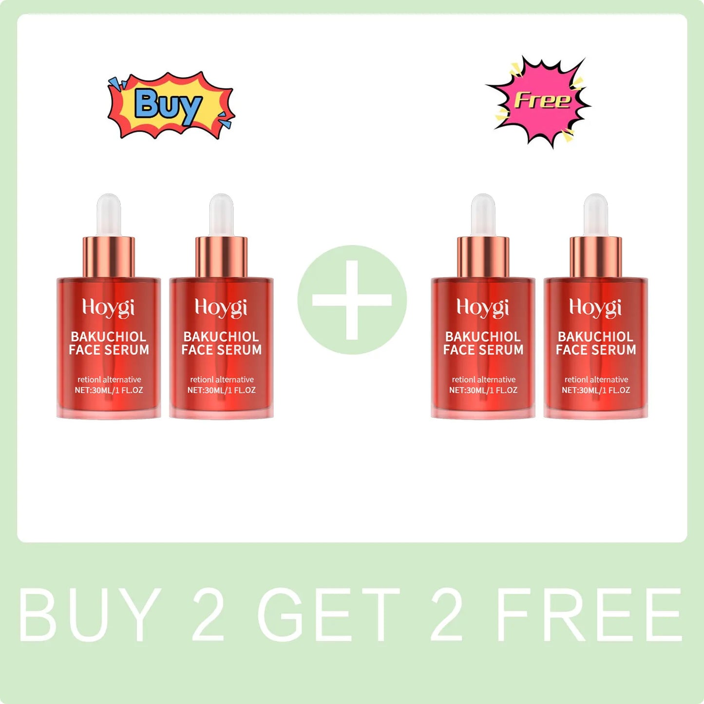 Bakuchiol Face Serum Anti Aging Lifting Firming Remove Fine Lines Skin Rejuvenation Brightening Hydrating Retinol Face Essence Peaceful Pleasures Health and Wellness Buy 2 Get 2 Free
