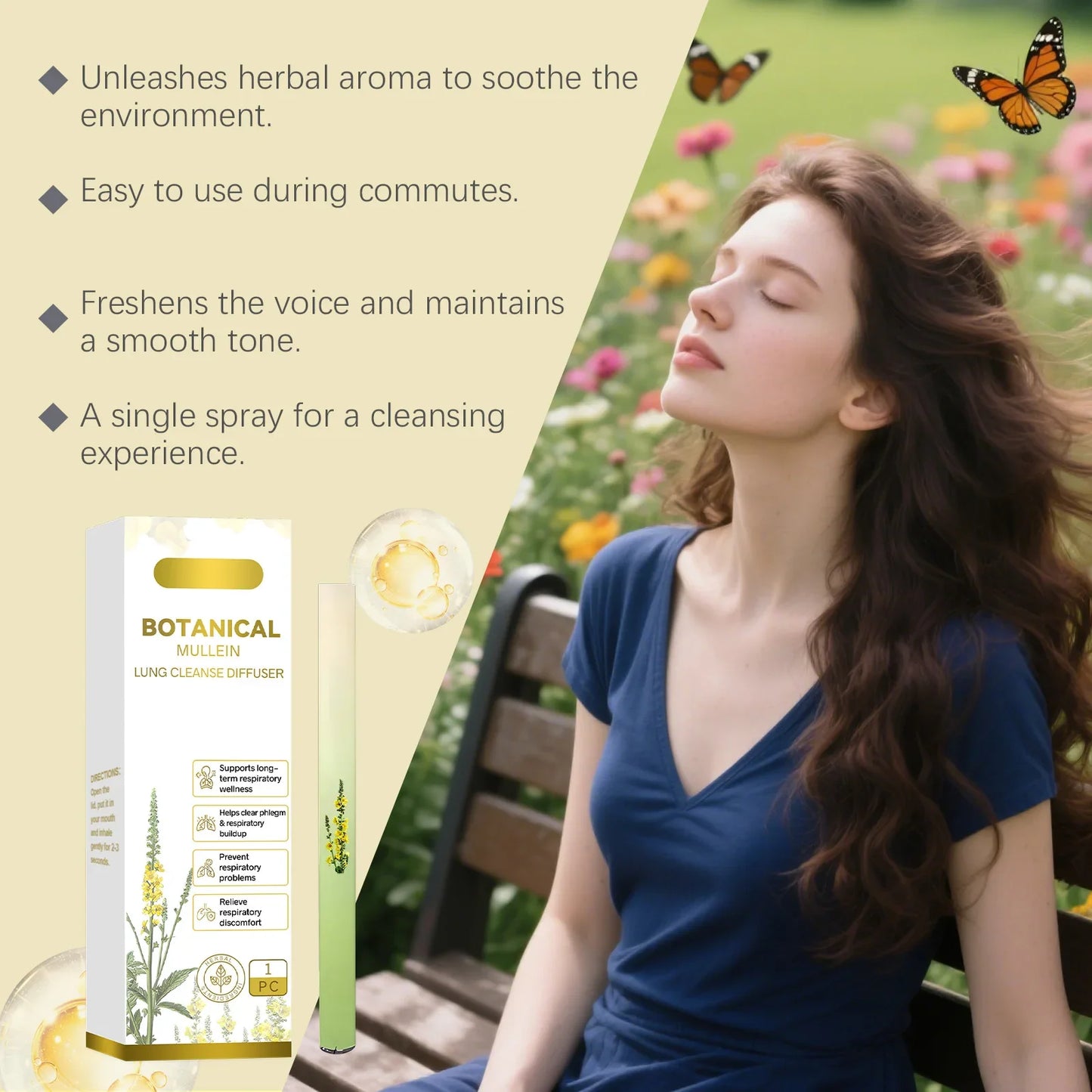 Herbal Nasal Inhaler Stick – Energize, Refresh & Aromatherapy