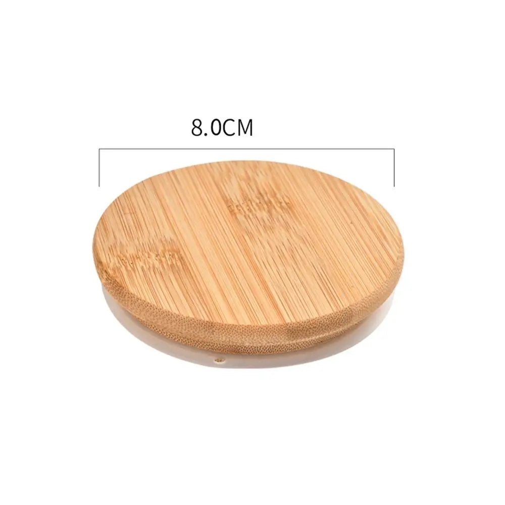 Bamboo Wood Cup Lid with Silicone Ring | Tea Set Cover