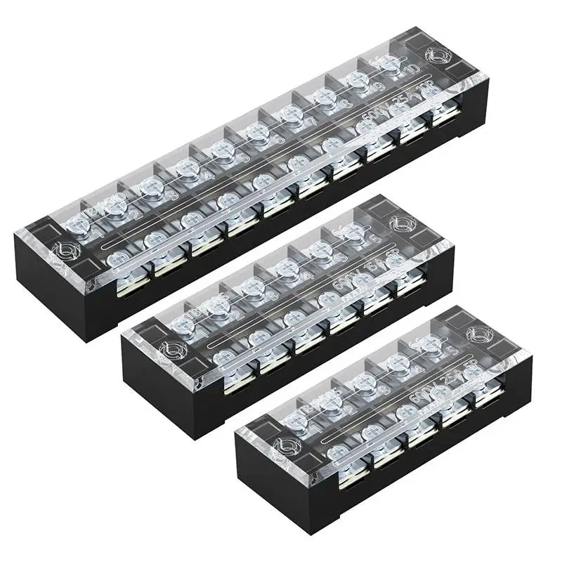 Versatile Dual Row Barrier Screw Terminal Block Wire Connector 15A 600V For TB Series 3 4 5 6 8 10 12 15 Positions Ways Peaceful Pleasures Health and Wellness