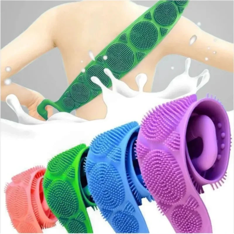 Silicone Back Scrubber – Double-Sided Exfoliating Bath Brush