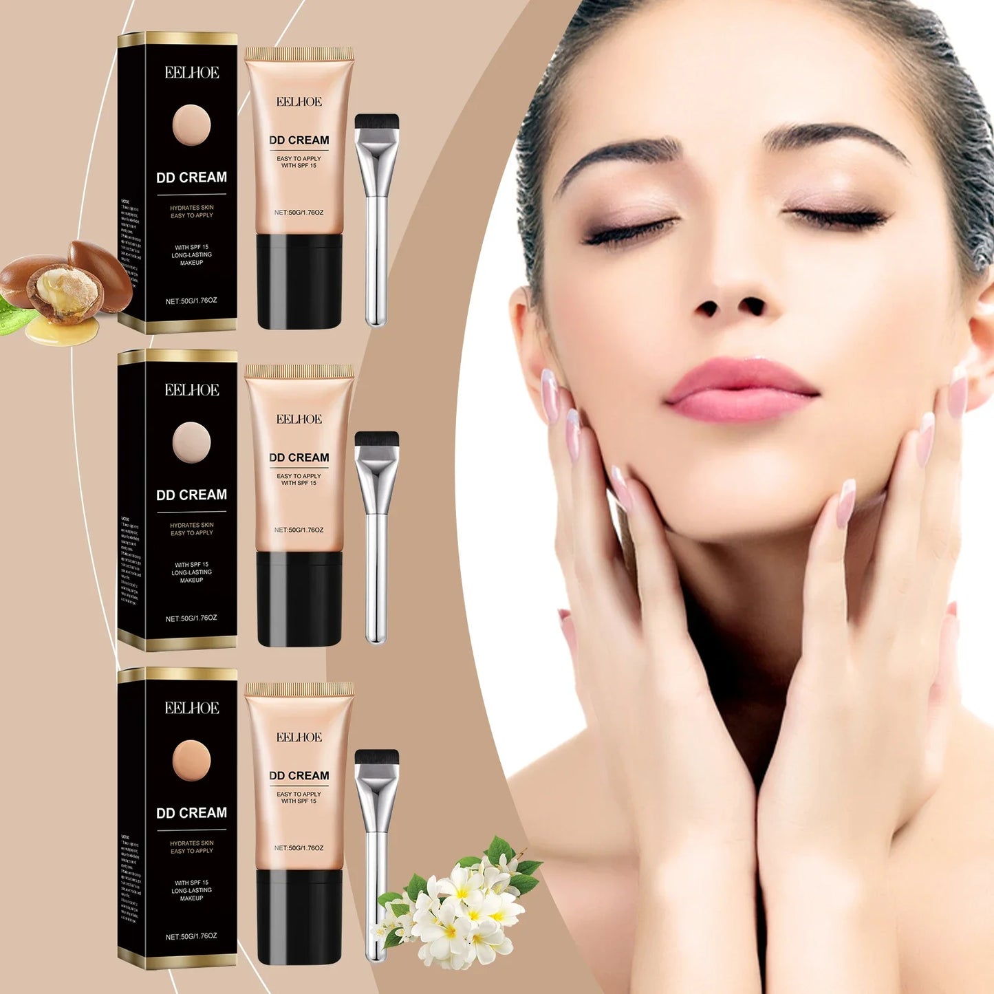 DD Cream Liquid Foundation – Full Coverage, Oil Control & Matte