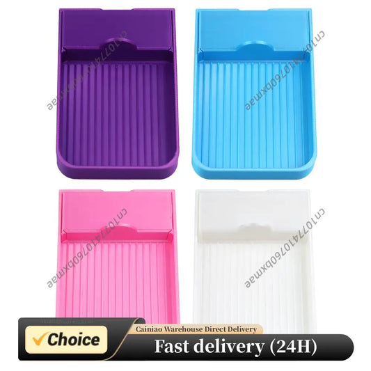Multi-Colored Diamond Painting Tray Organizer with Storage Box Diamond Painting Drill Plate Accessories and Tools for DIY Crafts Peaceful Pleasures Health and Wellness