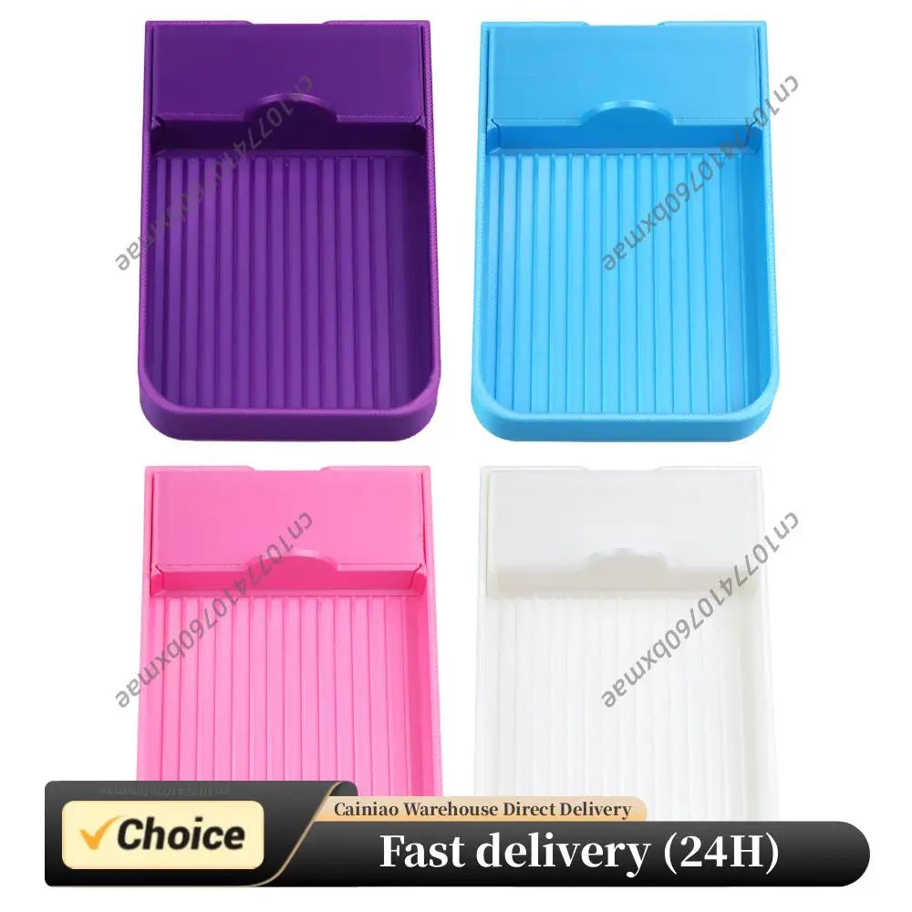 Diamond Art Painting Bead Sorting Tray No Drill Spillage Diamond Painting Storage Container Tray with Storage Box for DIY Crafts Peaceful Pleasures Health and Wellness
