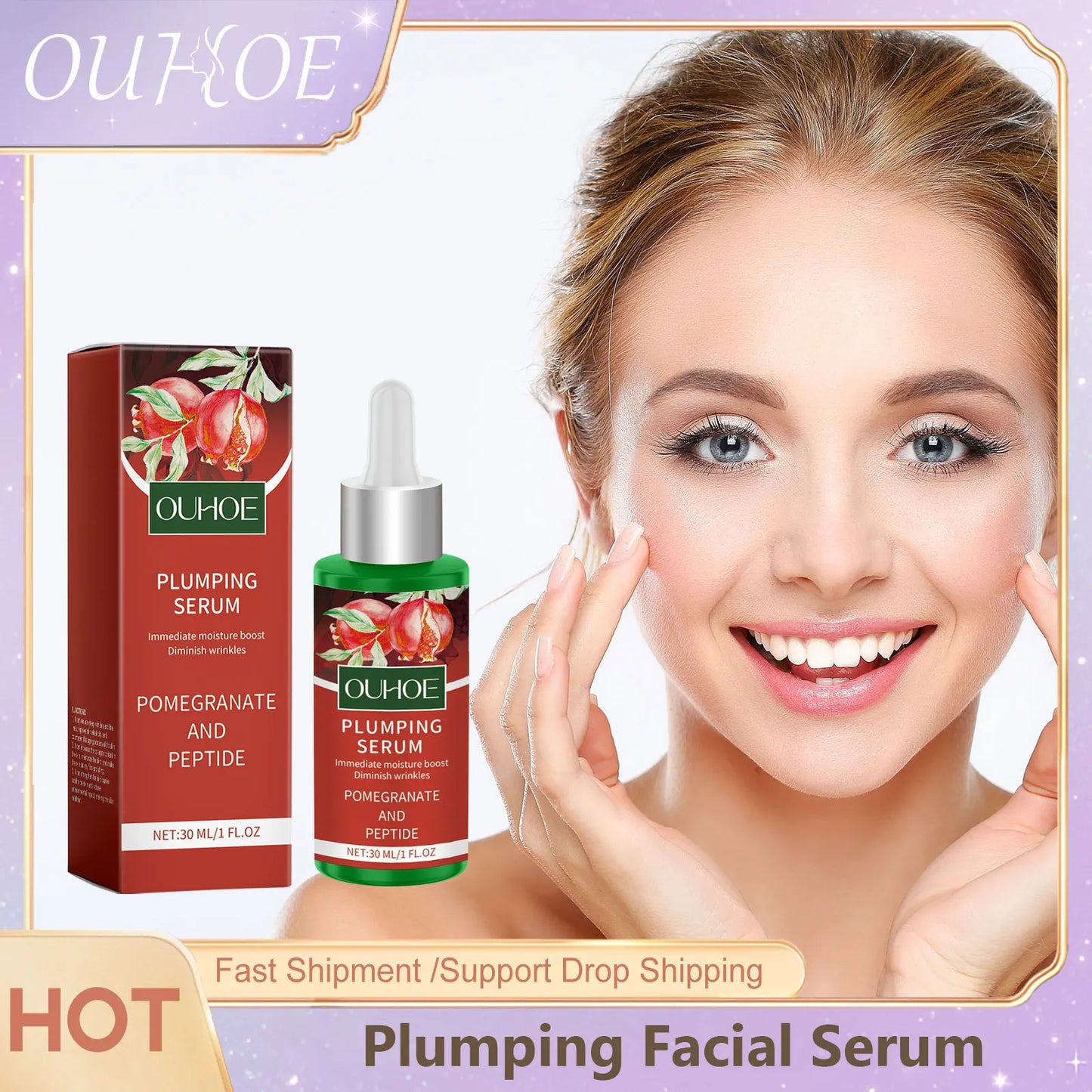 Plumping Face Serum – Anti-Aging, Firming & Moisturizing