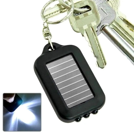 Solar Flashlight Keychain – 160 Lumen Mini Torch | 1/2/3 Pack Solar Keychain Flashlight Peaceful Pleasures Health and Wellness