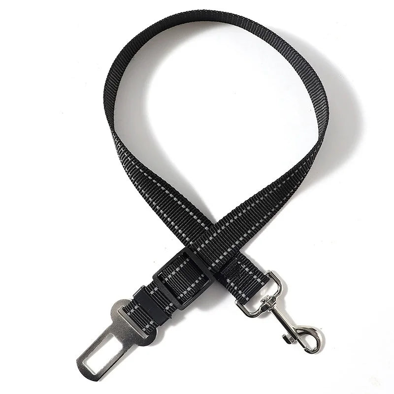 Adjustable Pet Car Seat Belt for Dogs & Cats – Safe Travel