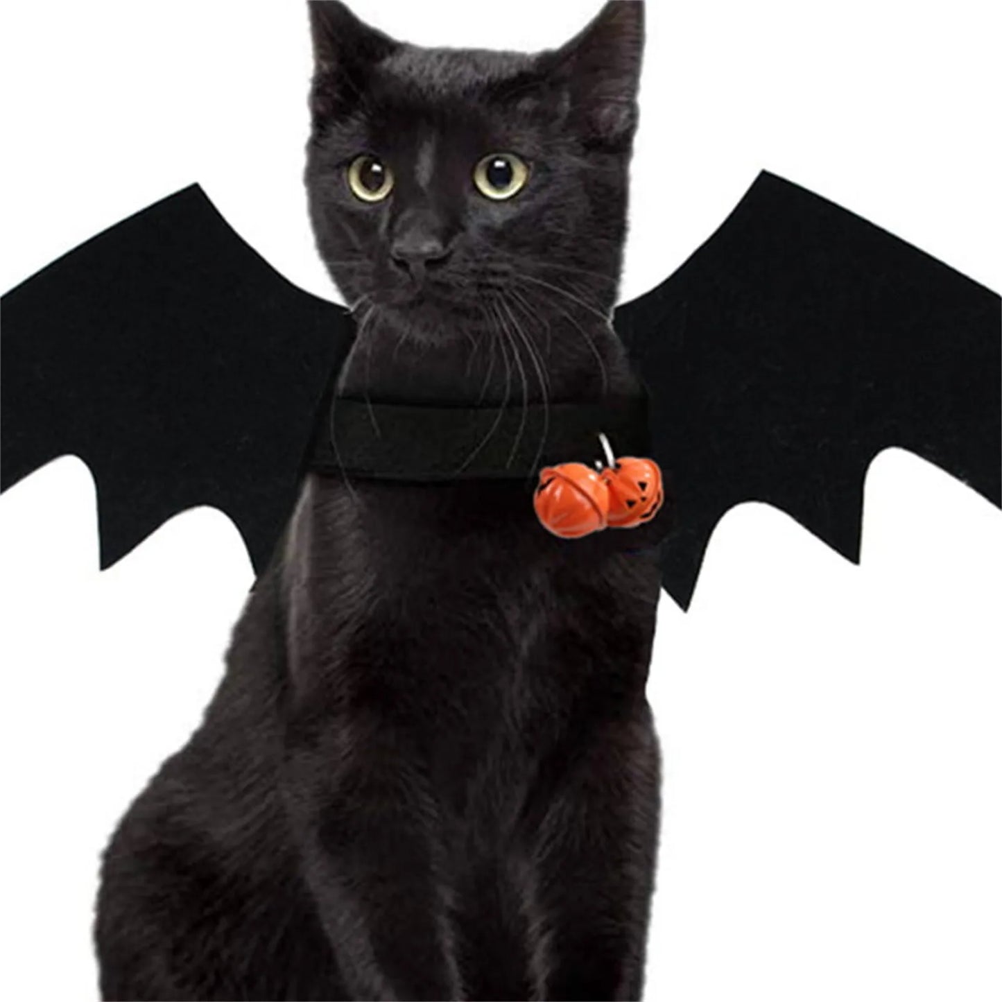 5-Pack Halloween Pumpkin Jingle Bells – 4cm Metal Hanging Decor