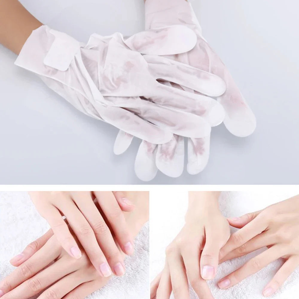 5 Pairs Goat Milk Hand Mask skincare Nourishing Moisturizing Whitening Exfoliating Remove Dead Skin Hands Skin Care Products Peaceful Pleasures Health and Wellness