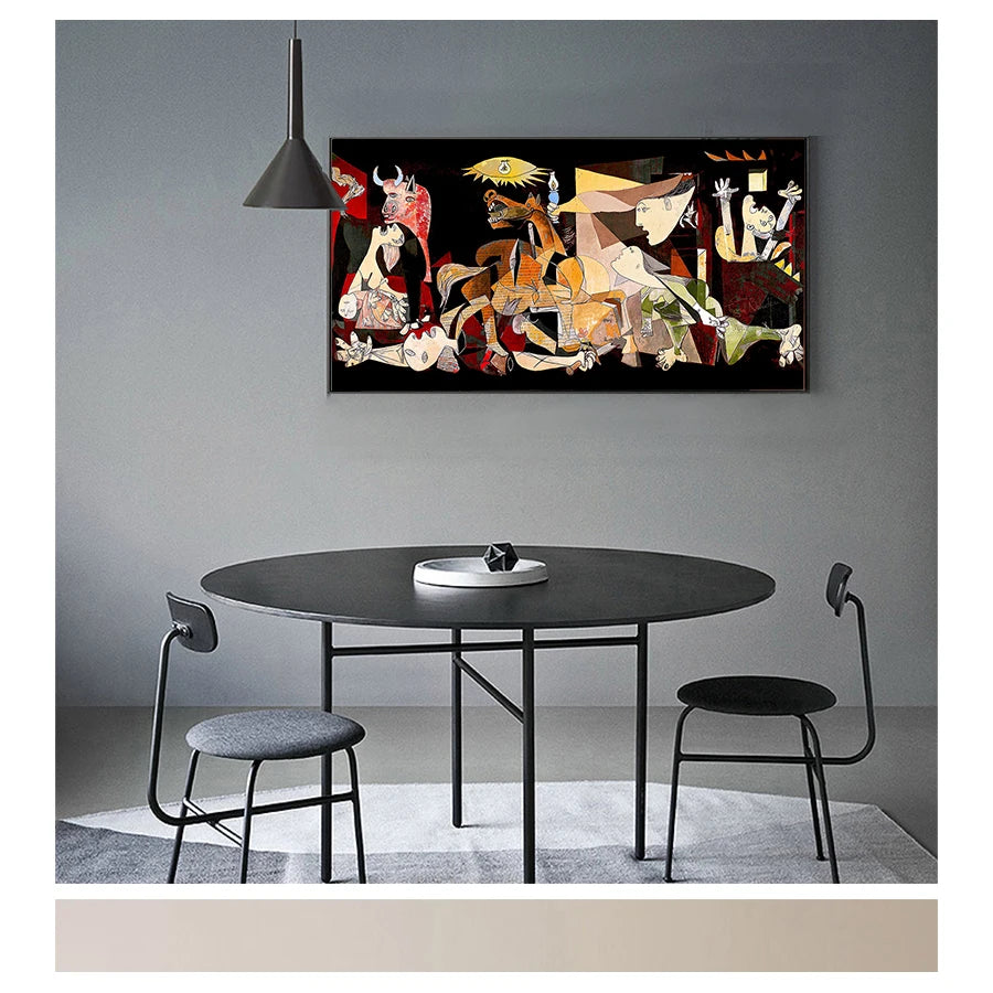 Painting Reproductions on The Wall Posters and Prints Decorative Picture for Living Room Famous Picasso Guernica Art Canvas Peaceful Pleasures Health and Wellness