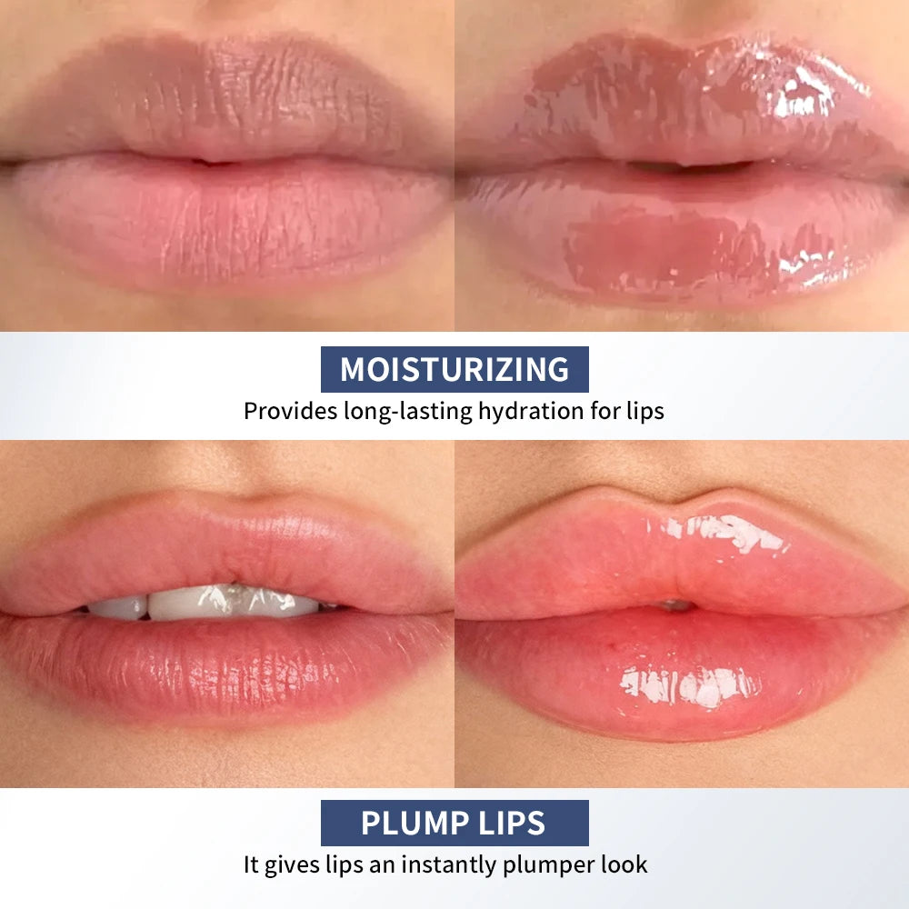 Hyaluronic Acid Lip Enriching Essence Visibly Plumping Deeply Hydration Clear Lip Contour Reduce Fine Lines Lip Volumizer Peaceful Pleasures Health and Wellness