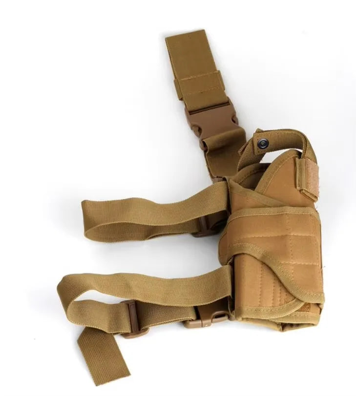 Tactical Drop Leg Holster for Airsoft, Paintball & Training Tactical Leg Holster Peaceful Pleasures Health and Wellness Army green