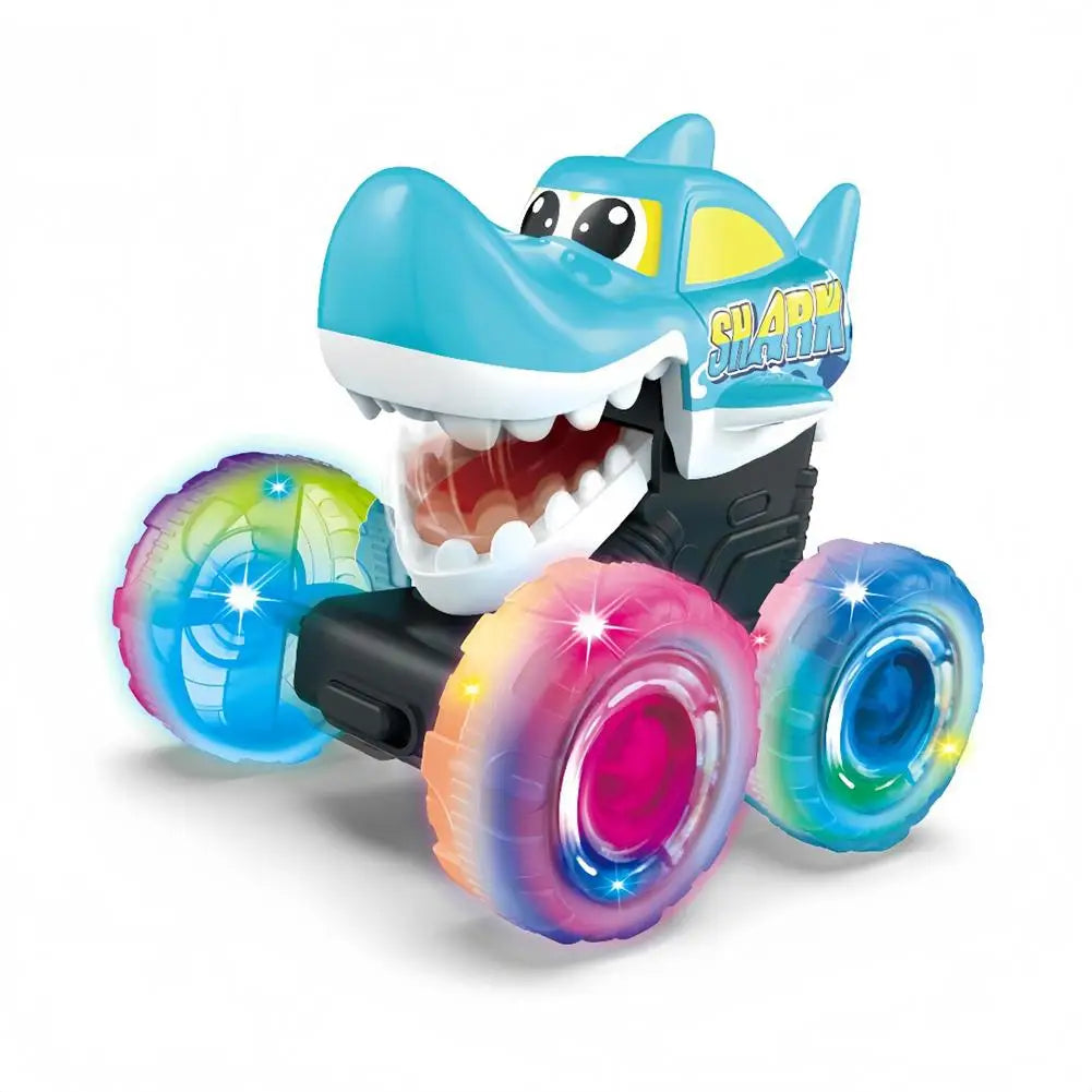 Light-up Truck Toy Cars Press Inertial Safety Car Model