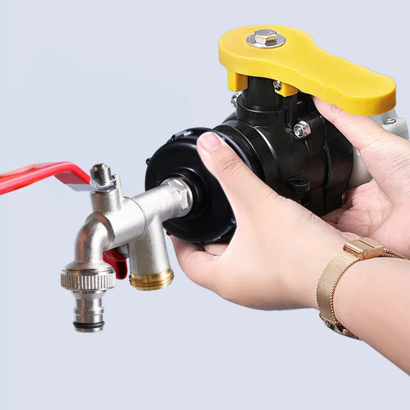 IBC Tank Tap Adapter S60x6 to 16mm Quick Connect Valve Fitting
