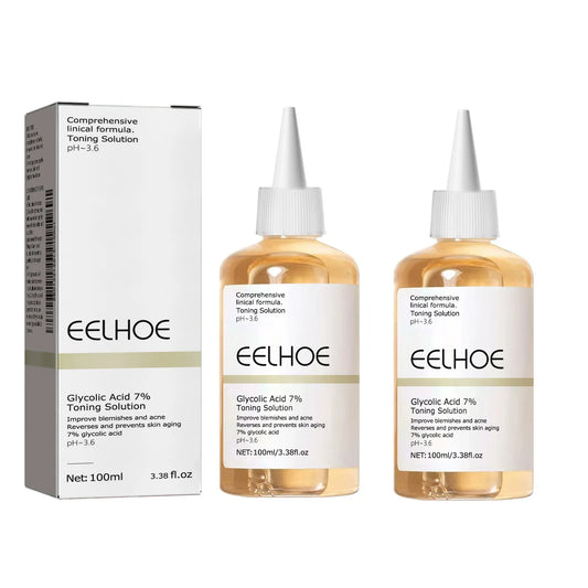 Glycolic Acid 7% Toning Solution Ordinary Acne Remover Lifting Firming Wrinkles Glowing Facial Skin Care Glycolic Acid Toner Peaceful Pleasures Health and Wellness 2pcs
