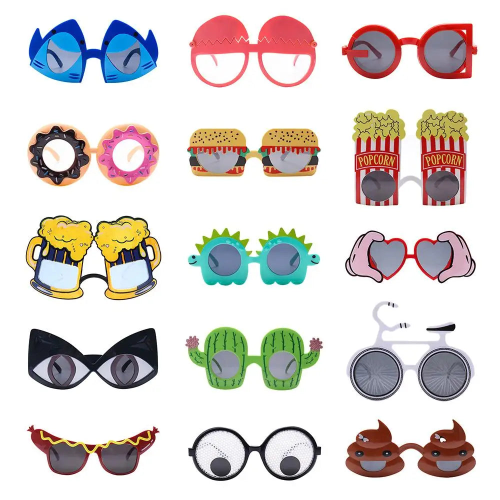 Party Decorative Sunglasses Funny Candle Sunflower Rainbow Dress Prop Sun Glasses Selfie Props Kids Aldult Favor Decor Eyewear Peaceful Pleasures Health and Wellness